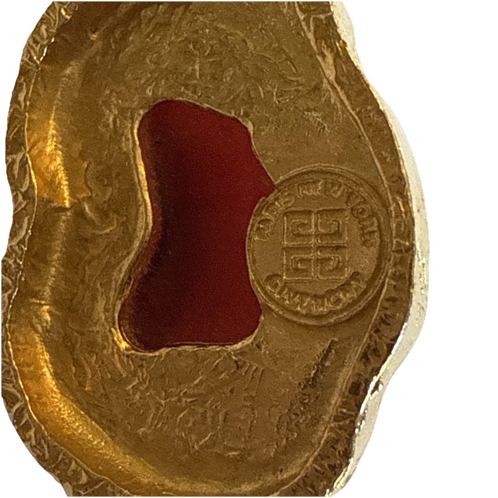 Givenchy Statement Double Drop Pendant Necklace S… - image 8